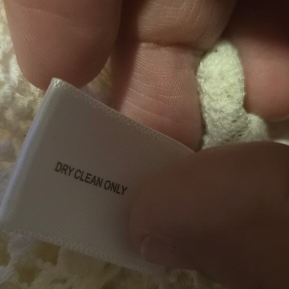 Boston Proper Lace Mesh Embroidered Duster Cardigan Small - Picture 6 of 13